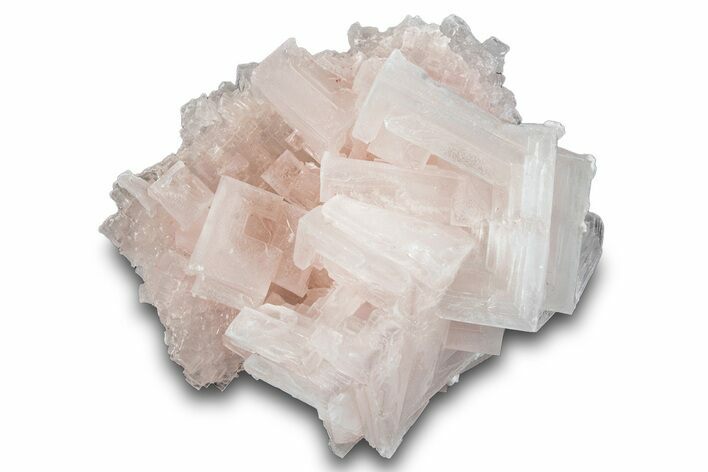 Pink Halite Crystal Cluster - Trona, California #279798